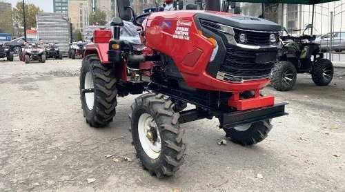 Новітній мототрактор Булат Т25 з плугом та фрезою. Трактор мінітрактор