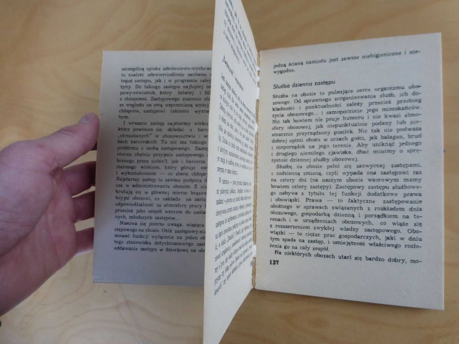 Obóz harcerski. Metodyka pracy obozu wzorowego. Jerzy Parzyński. PRL