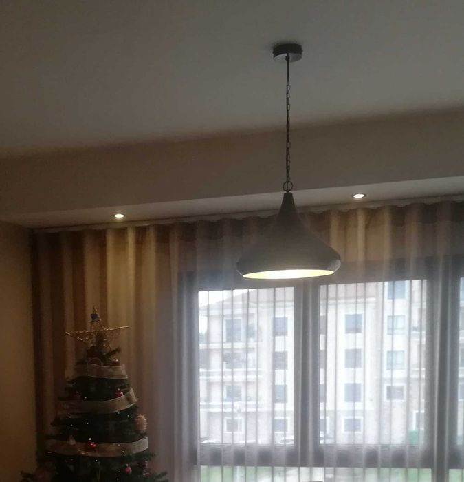 Candeeiros teto latão envelhecido