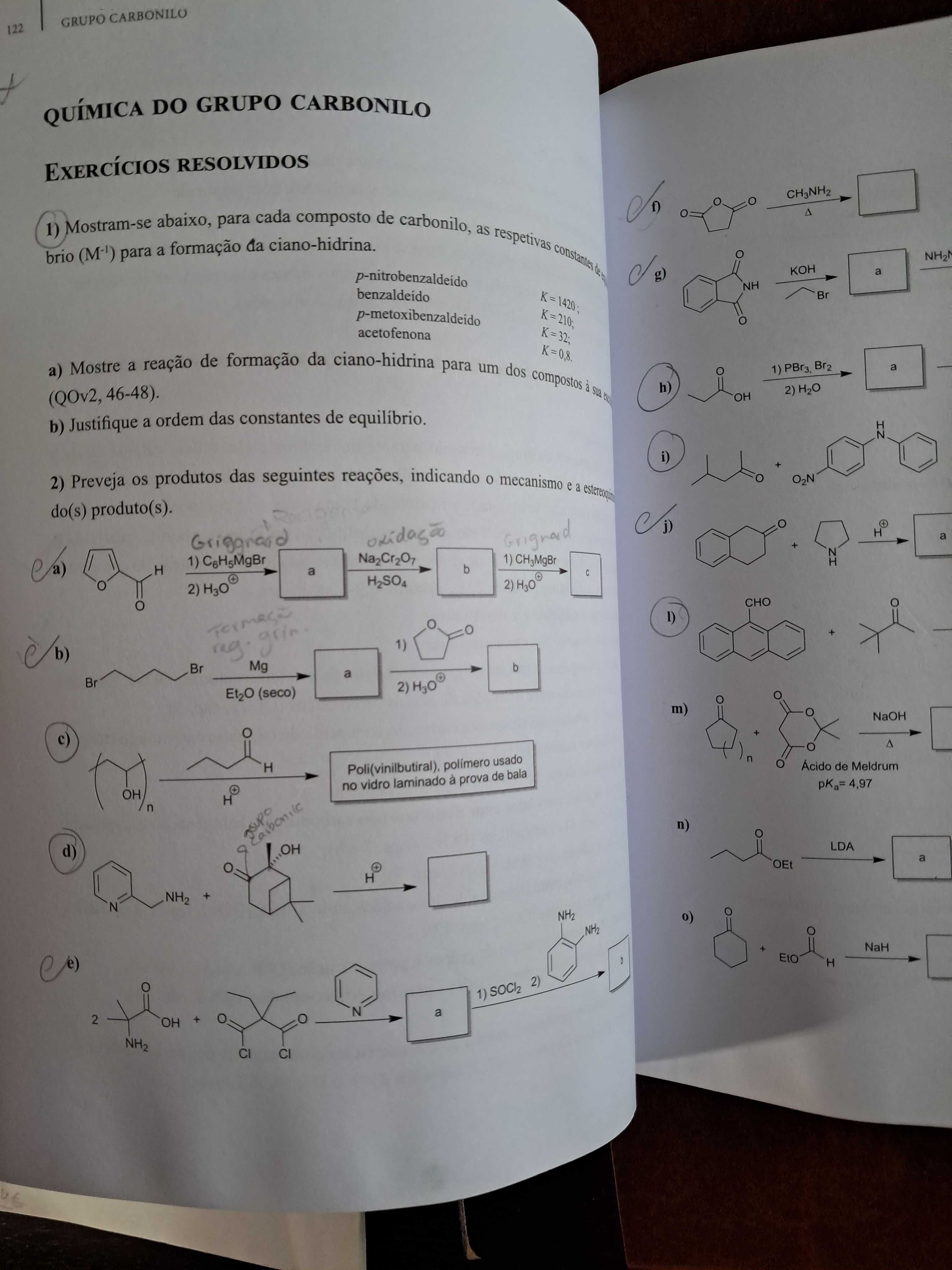 Livro Exercícios de Química Orgânica