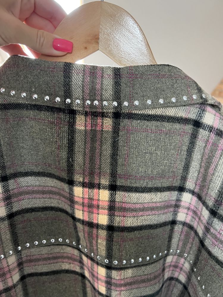 Katana w kratę oversize ZARA
