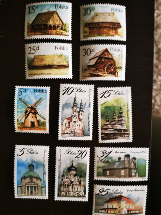 Znaczki pocztowe polska krajobrazy 1982r.