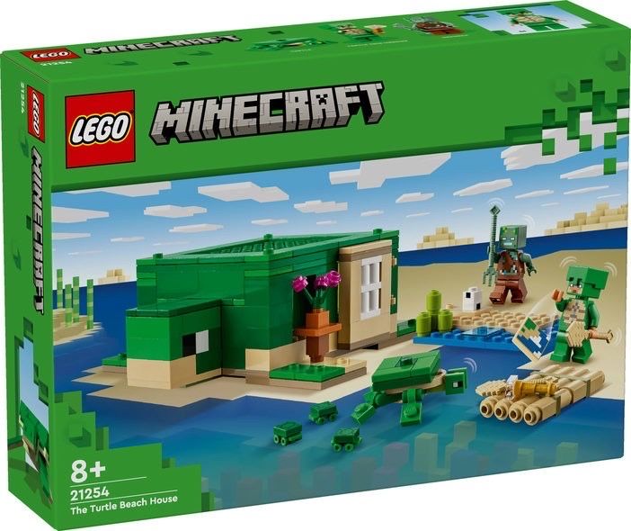 LEGO Minecraft Пляжний будинок у формі черепахи (21254) лего