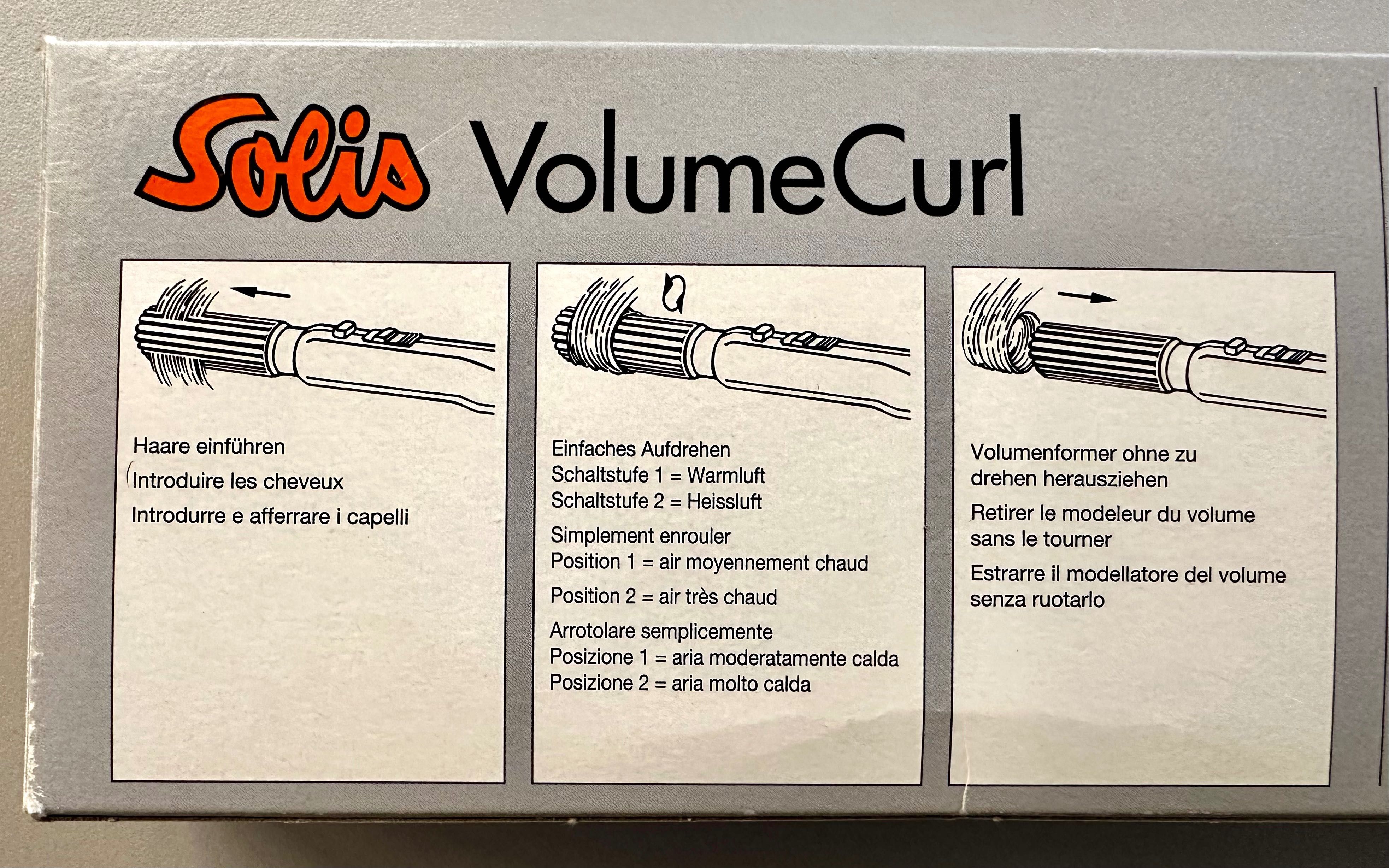 Solis Volume Curl - modelador de cabelo