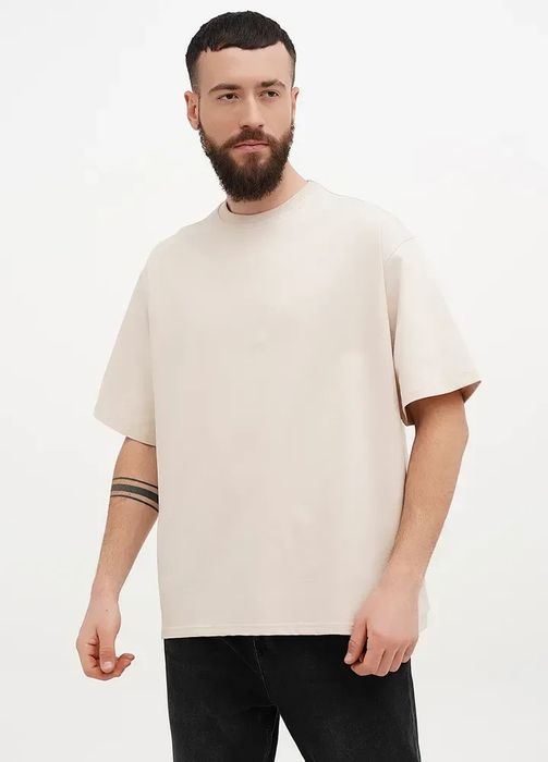 Чоловіча футболка оверсайз петля, 100%бавовна, під принт,вишивку Є ОПТ