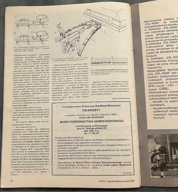 AUTO Technika Motoryzacyjna  wrzesień 1986