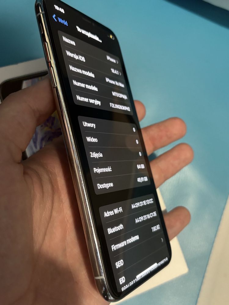 Iphone xs max biały (jak nowy)