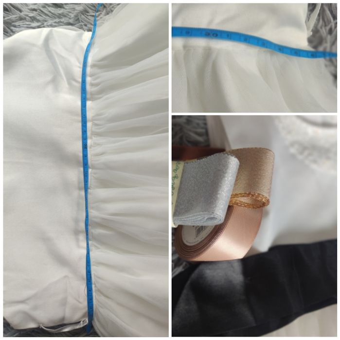 TUTU sukienka na sesje zdjeciowe, chrzciny, suknia księżniczki, tiul