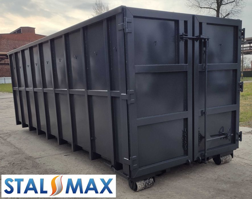 Kontener hakowy 33, 36 STAL-MAX, kontenery, złom, odpady, hakowiec