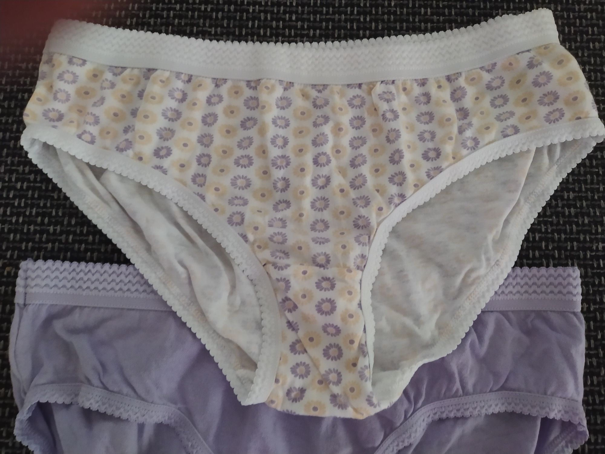 komplet majtek damskich 3 szt. bawełniane XL