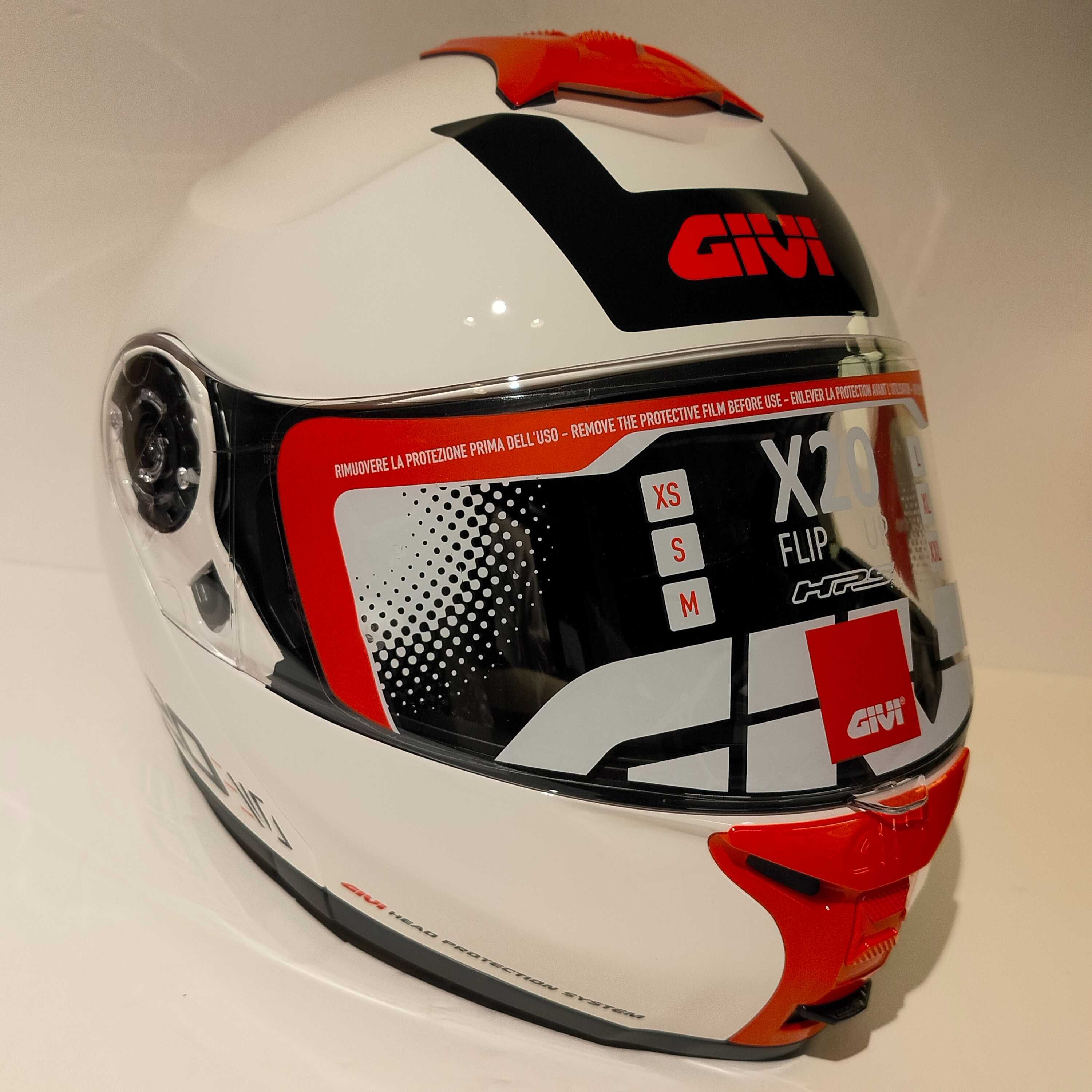 Capacete modular GIVI X.20 dupla homologação ECE+ PJ mota scooter novo