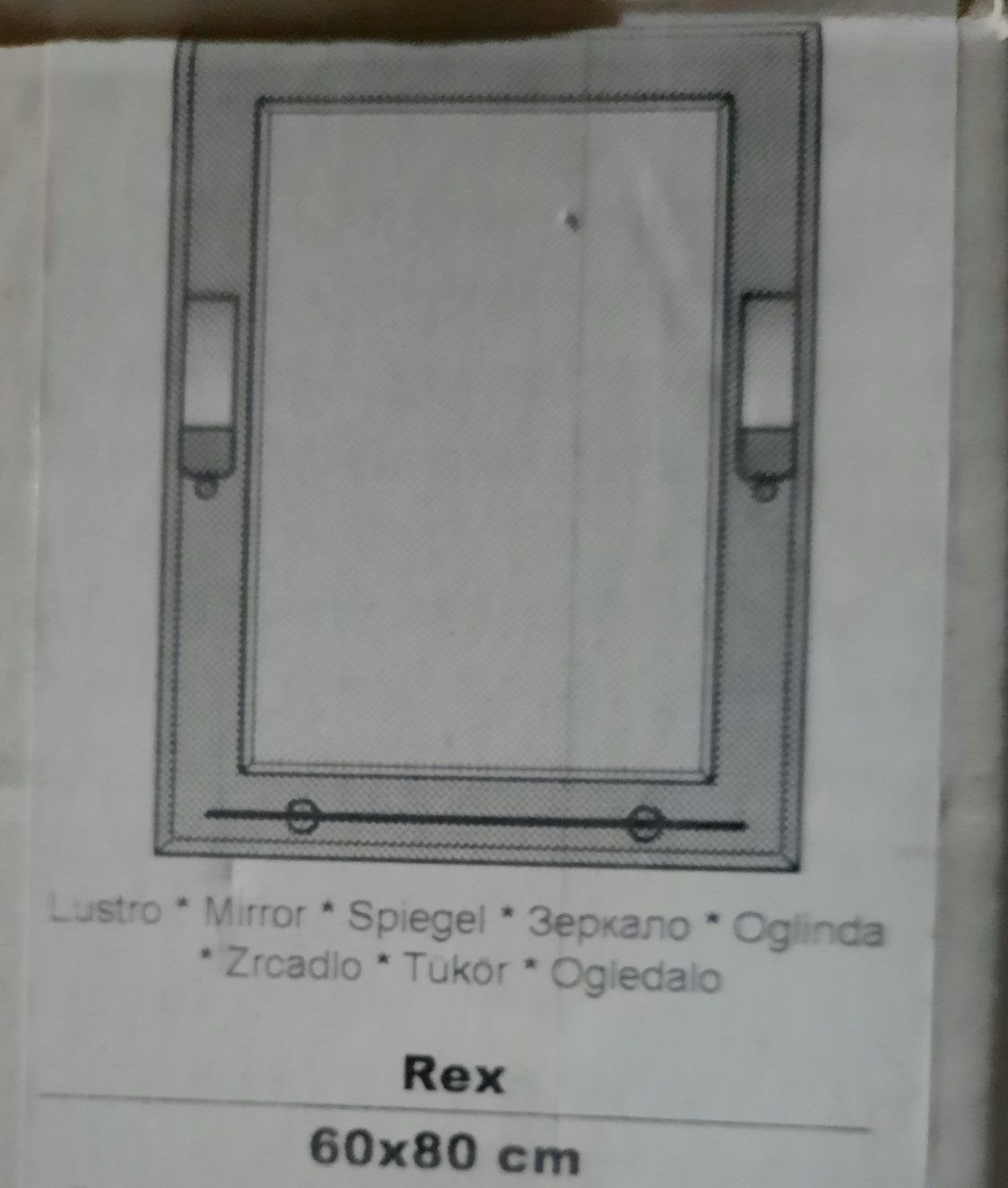 Sprzedam nowe lustro łazienkowe Rex 60x80