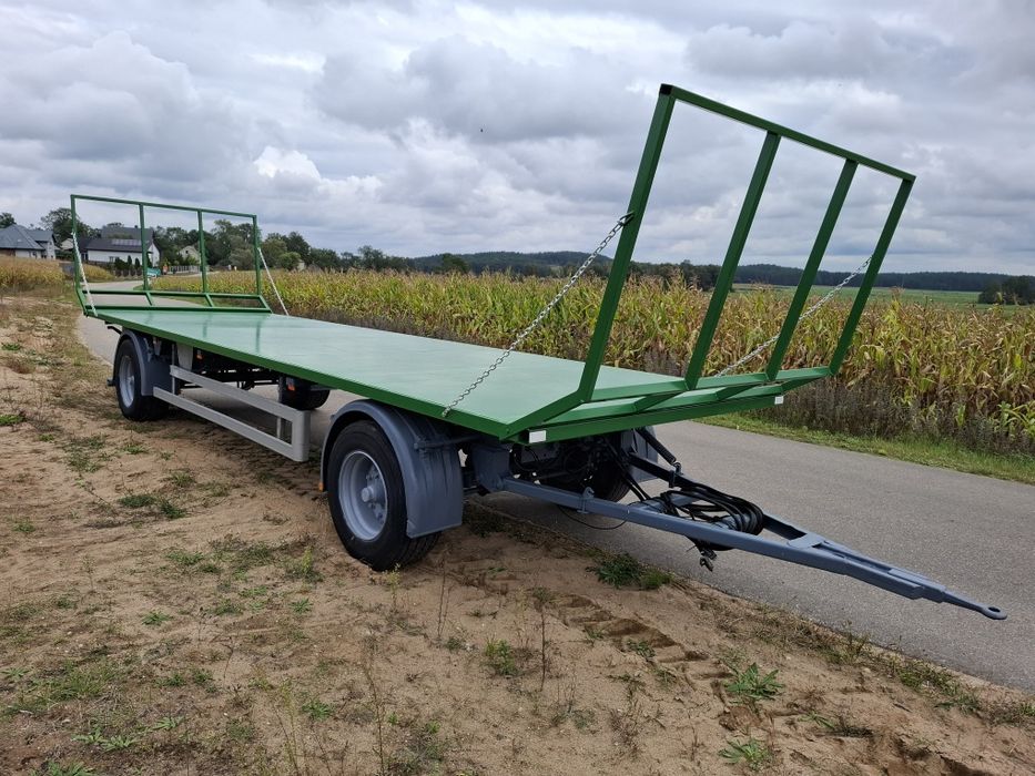 Przyczepa Bdb St mocna 8,6m/2,5m laweta do bel resory platforma  zarej