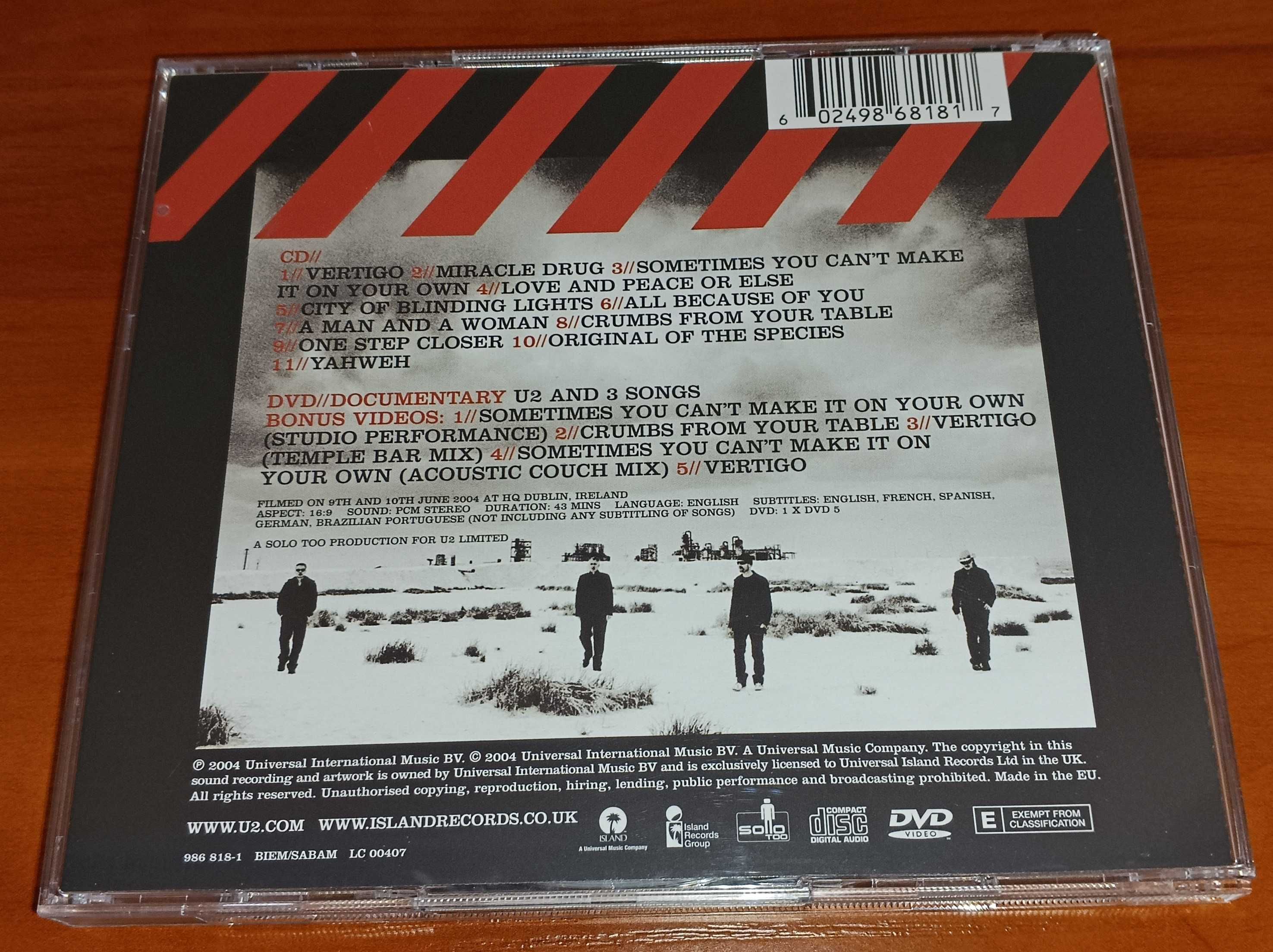 CD U2 - How To Dismantle An Atomic Bomb - CD&DVD