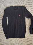 Sweter roz M granatowy