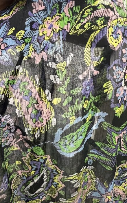 Vestido zara multicolorido