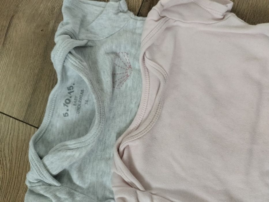 Duży zestaw body krótki rękaw 74/80 Zara 5.10.15