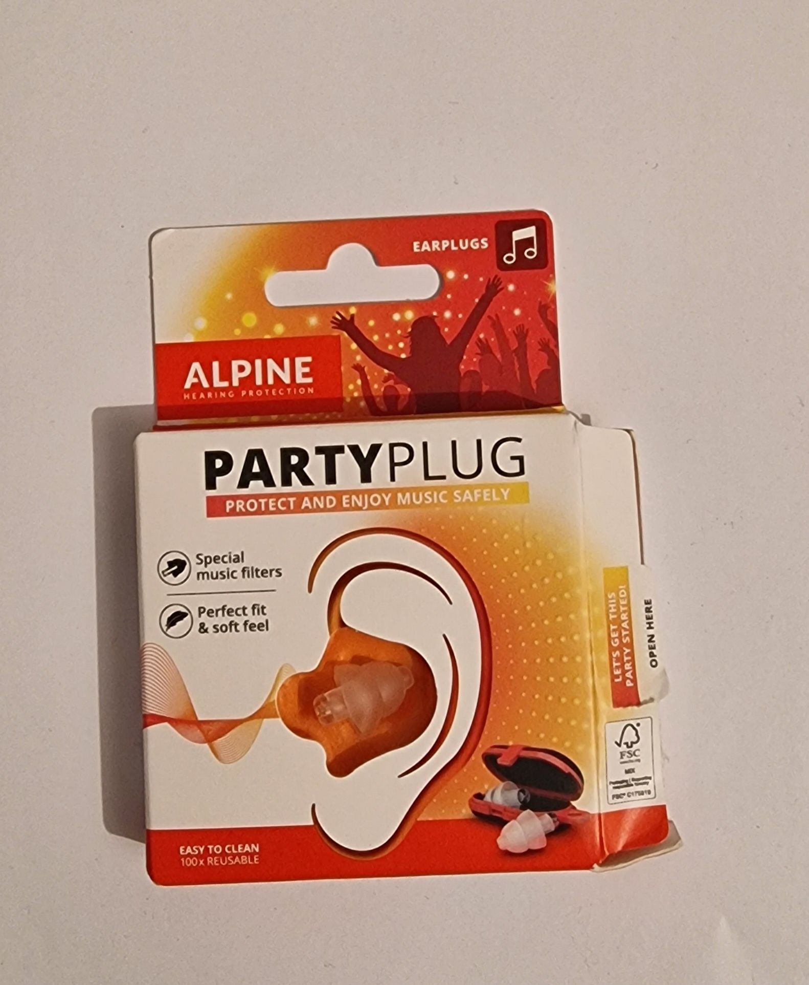 Ochronniki słuchu Alpine PartyPlug