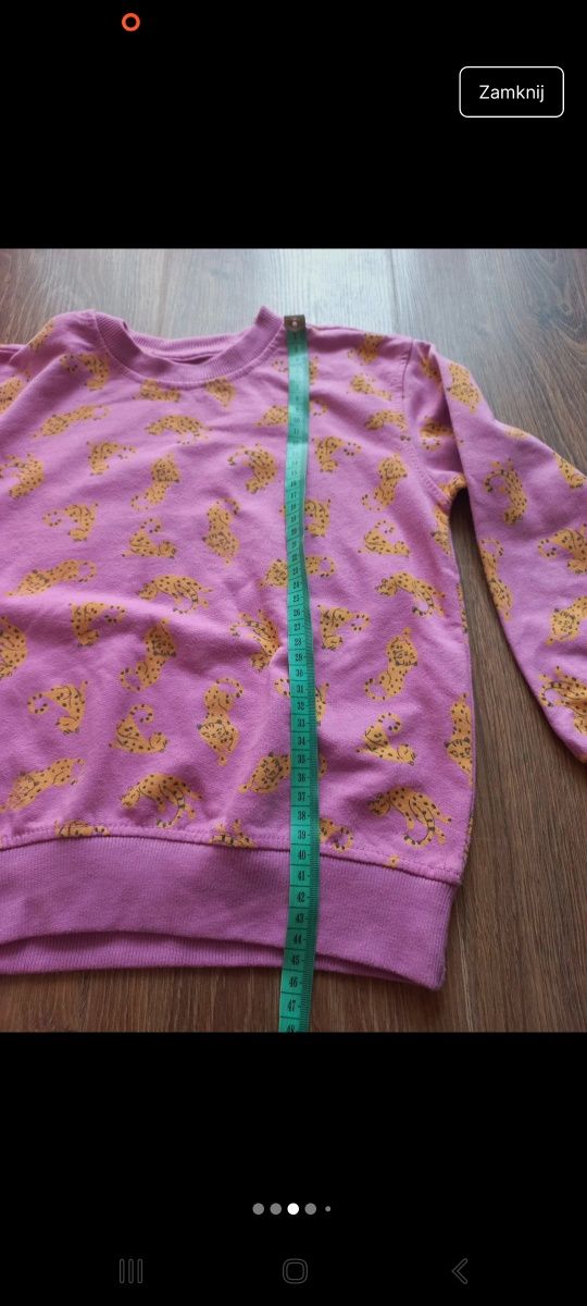 Bluza dla dziewczynki, rozmiar 122