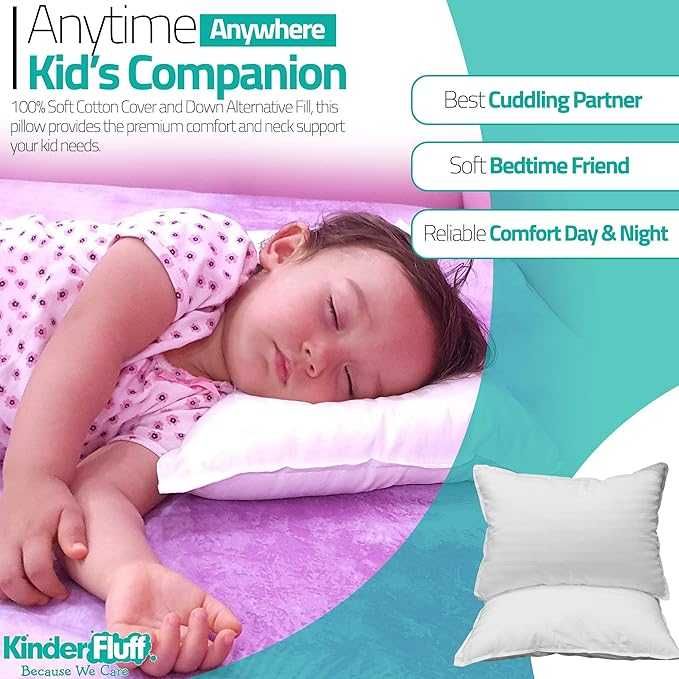 Poduszka dla dziecka do łóżeczka Kinder Fluff (2 Szt.)