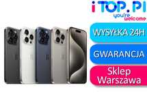 iPhone 15 Pro 128gb E-Sim I Różne Kolory I Sklep Wawa Gwar 12 mieś.