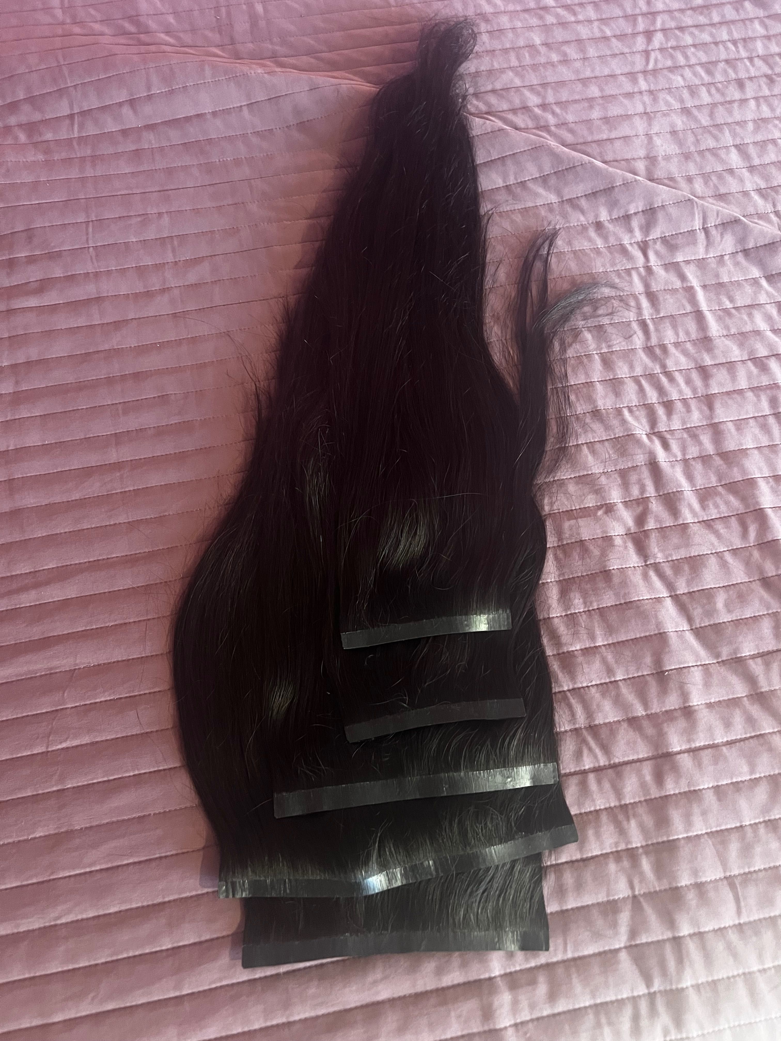 Włosy clip in 60 cm 210 gram indyjskie