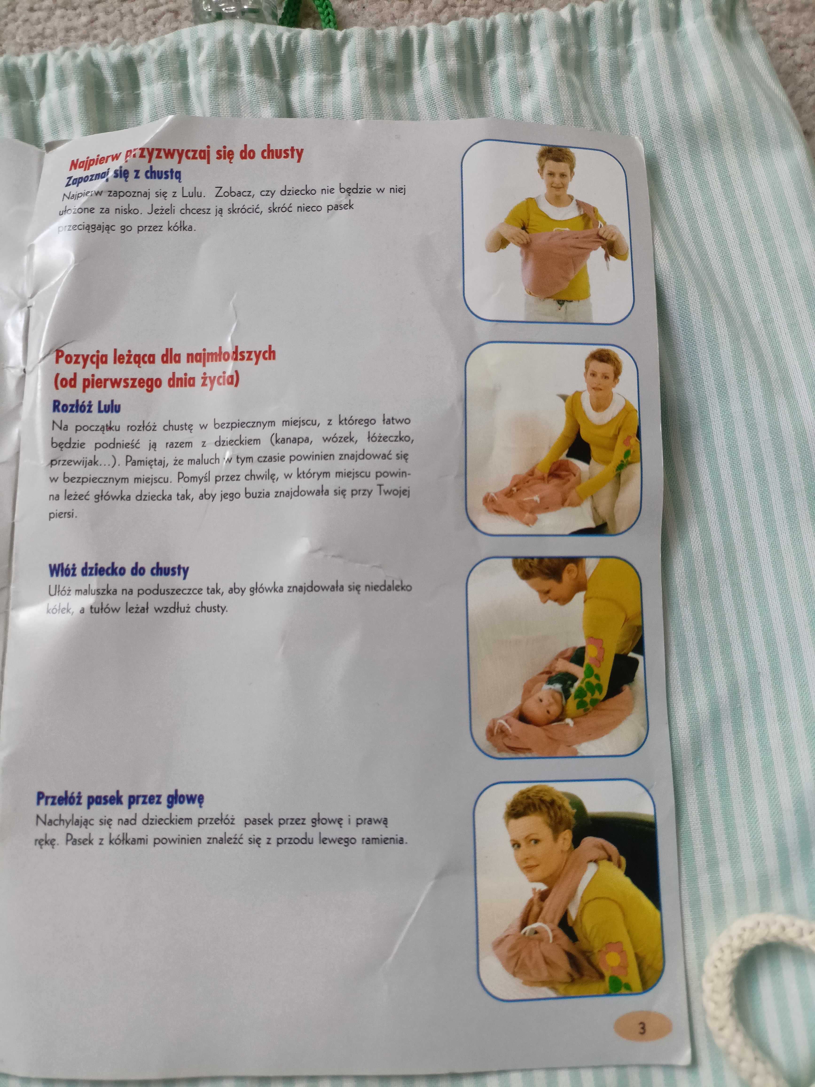 Chusta do noszenia dziecka Bebelulu