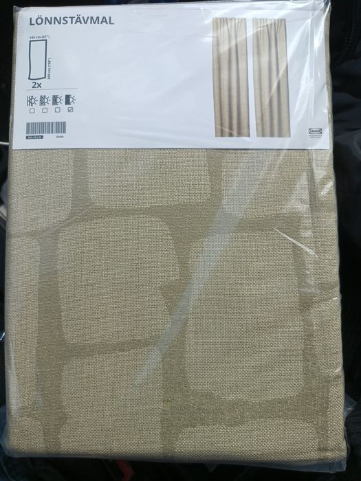 Zasłony Ikea Lönnstavmäl nowe