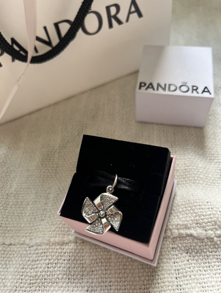Pandora unikat charms zawieszka srebro wiatrak limitowany ALE 925