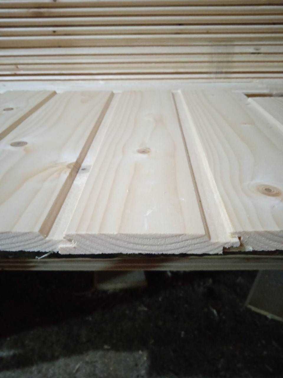 Вагонка деревянная 85 мм*2м ( доска пола,фальш брус, блок хаус)