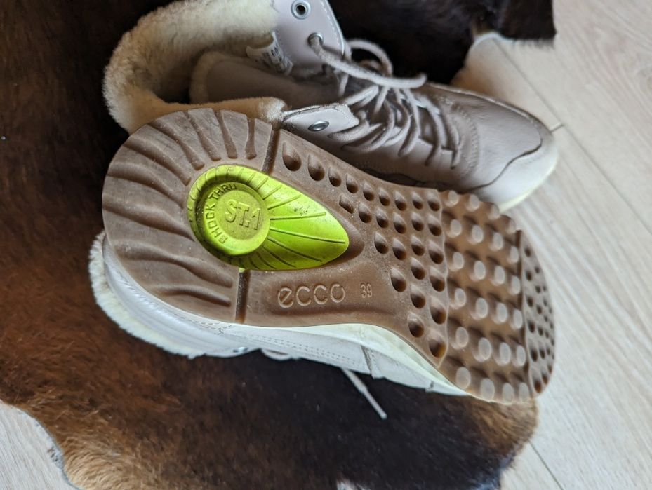 Жіночі шкіряні черевички ecco р.39