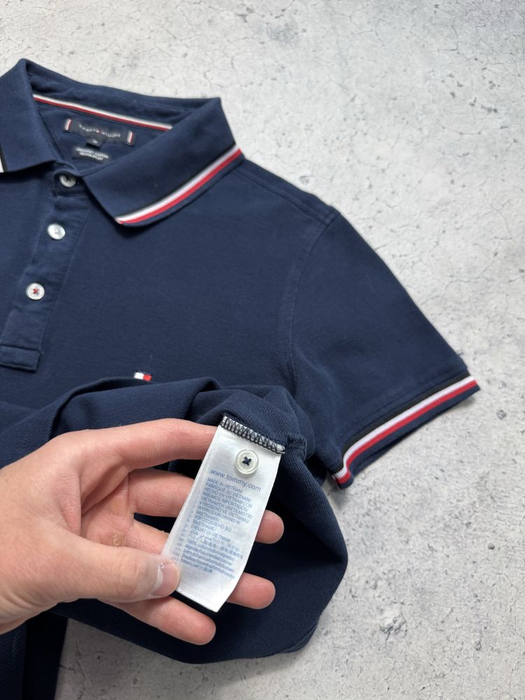 Мужская Футболка Поло Tommy Hilfiger Оригинал Идеал Размер S-M