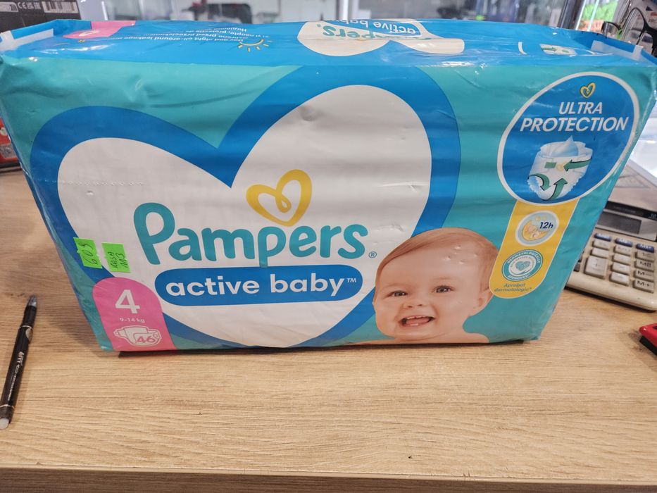Pampersy 9-14 kg 46sztuk