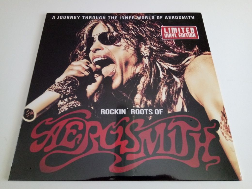 Disco Vinil LP(Red) Aerosmith ‎– Rockin' Roots Of Aerosmith Novo Selad