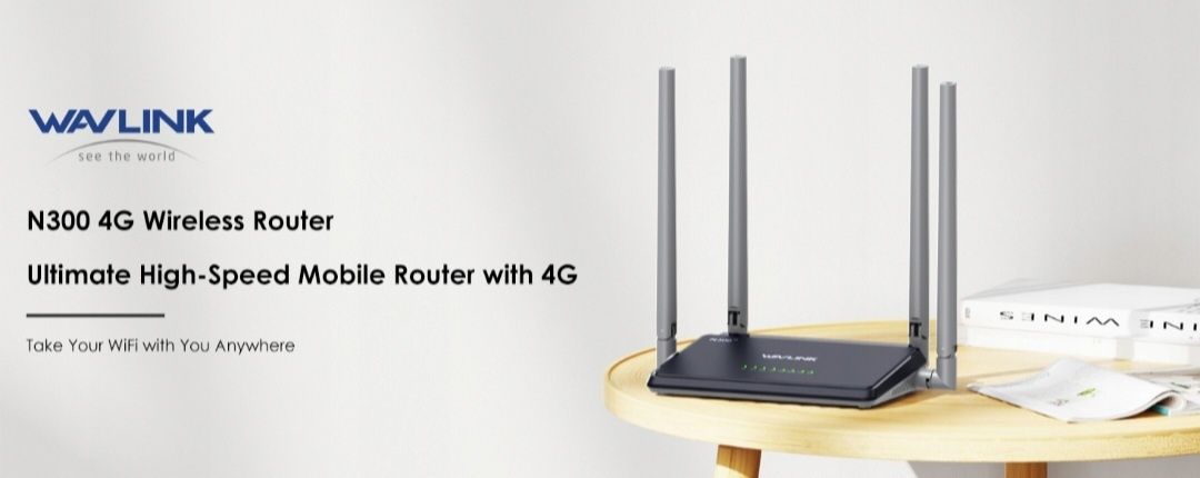 Router bezprzewodowy N300 4G WiFi