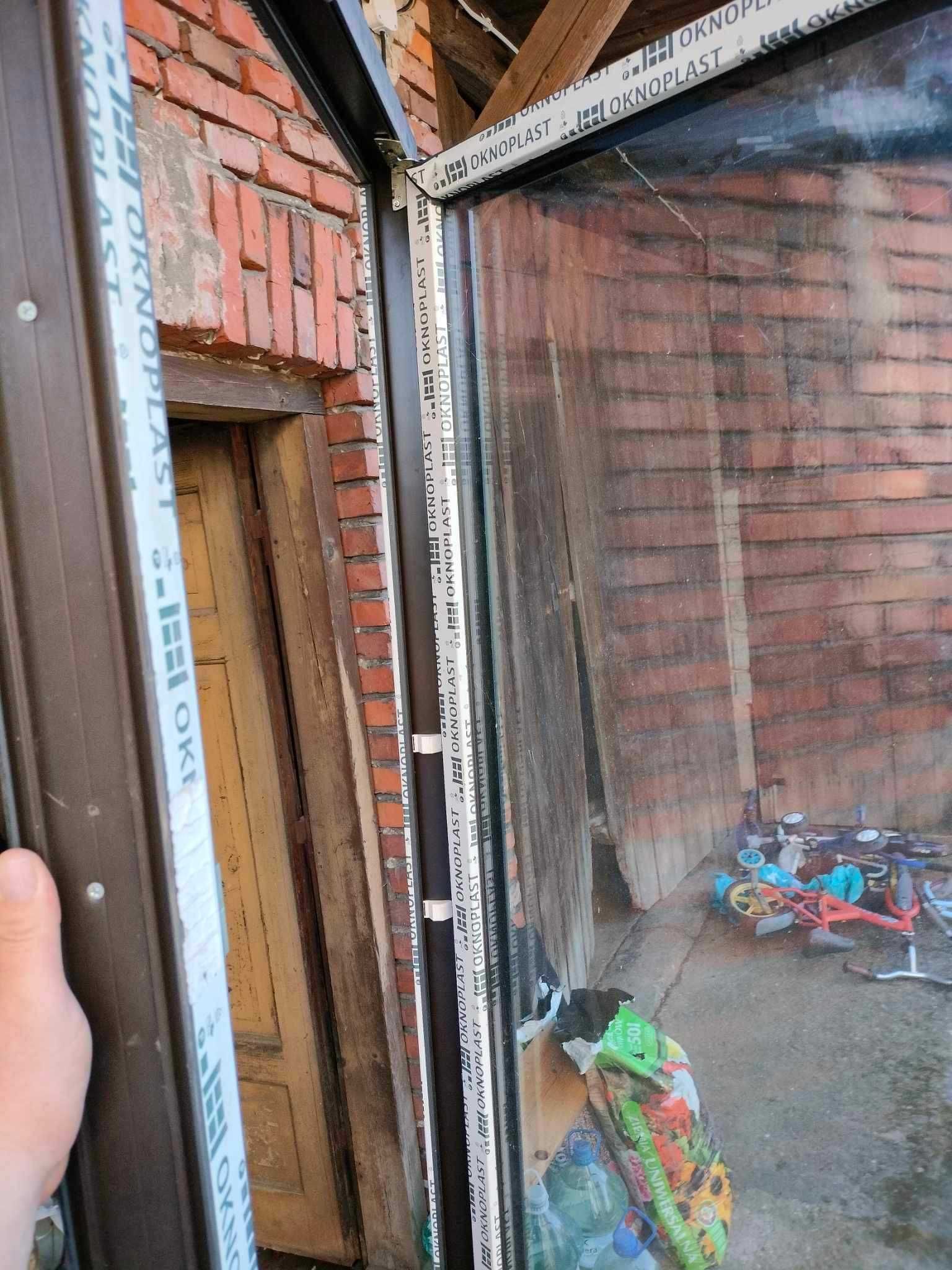 Drzwi balkonowe 3 szybowe Oknoplast