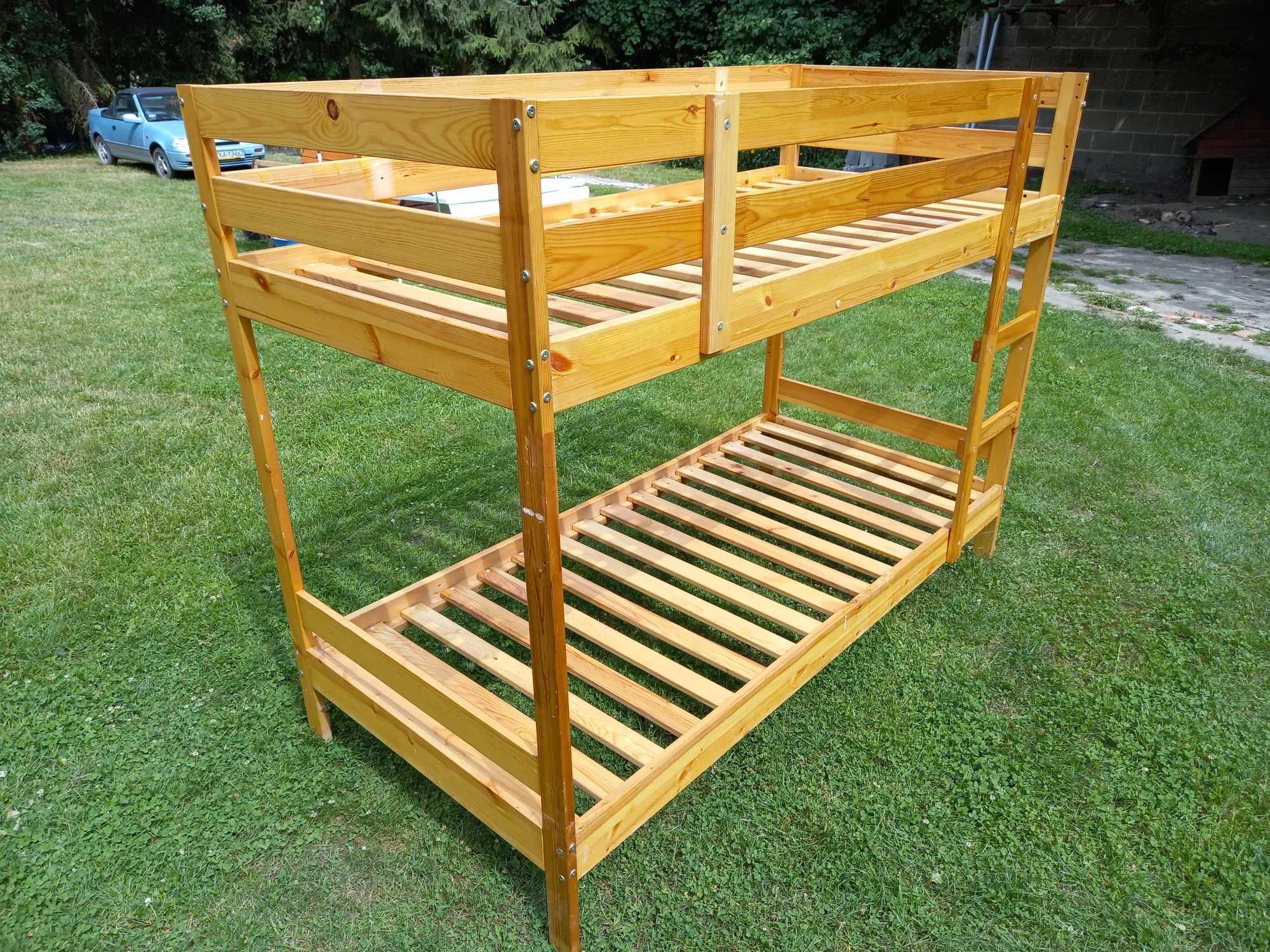 Łóżko Piętrowe Drewniane 205x95 ! Okazja !
