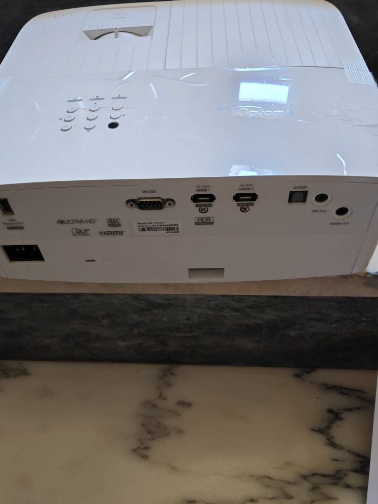 Projector optoma UHD 35 4k Ultra HD nativo, fatura e garantia