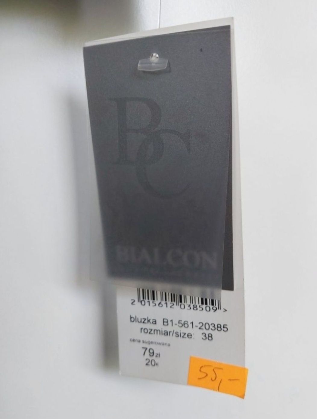 Bluzka, top Bialcon, zdobienie przy dekolcie. NOWA. rozm. 38.