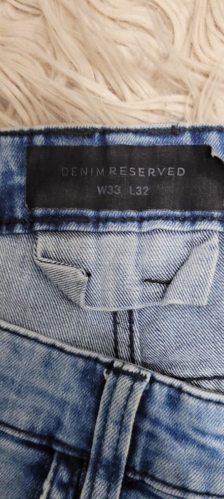 Jeansy męskie denim Reserved