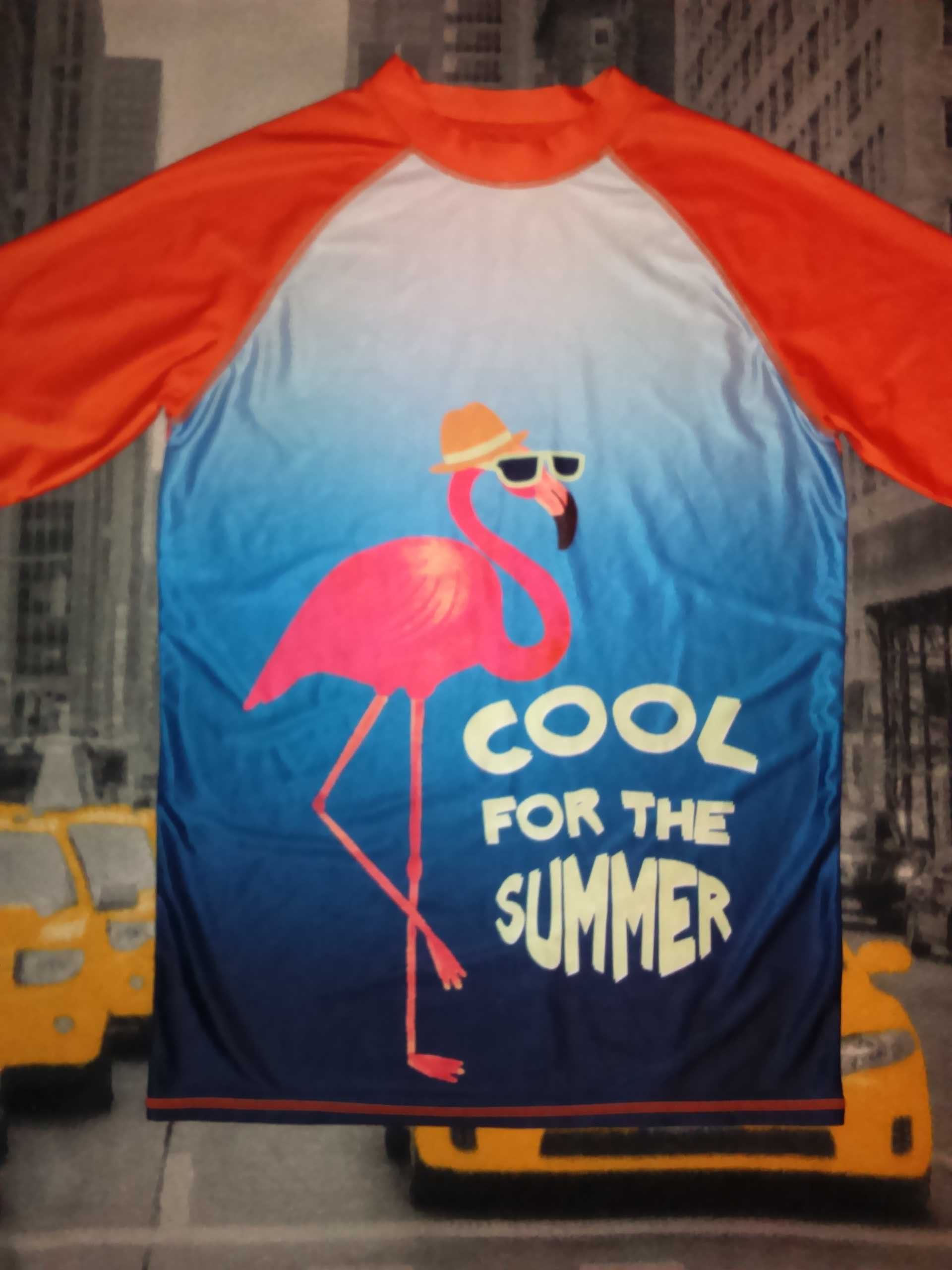 Koszulka młodzieżowa sportowa COOL FOR THE SUMMER Flaming S M