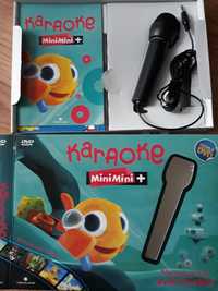 Mikrofon i płyta do karaoke Rybka Mini mini