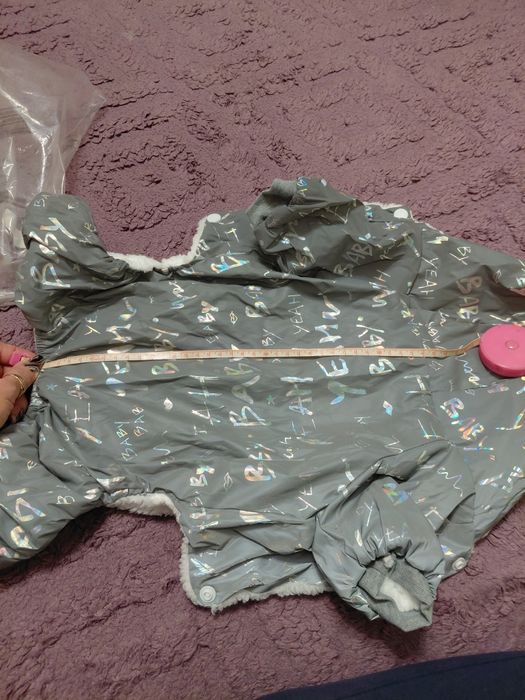 Зимний тепленький светоотражающий комбинезон для мелких пород собак