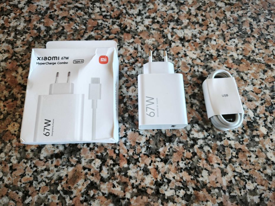 Carregador Xiaomi 67w com cabo USB *portes grátis*