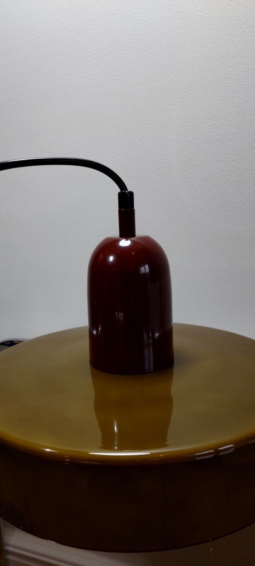 Nowa szklana lampa wisząca sufitowa w stylu retro vintage pop art deco