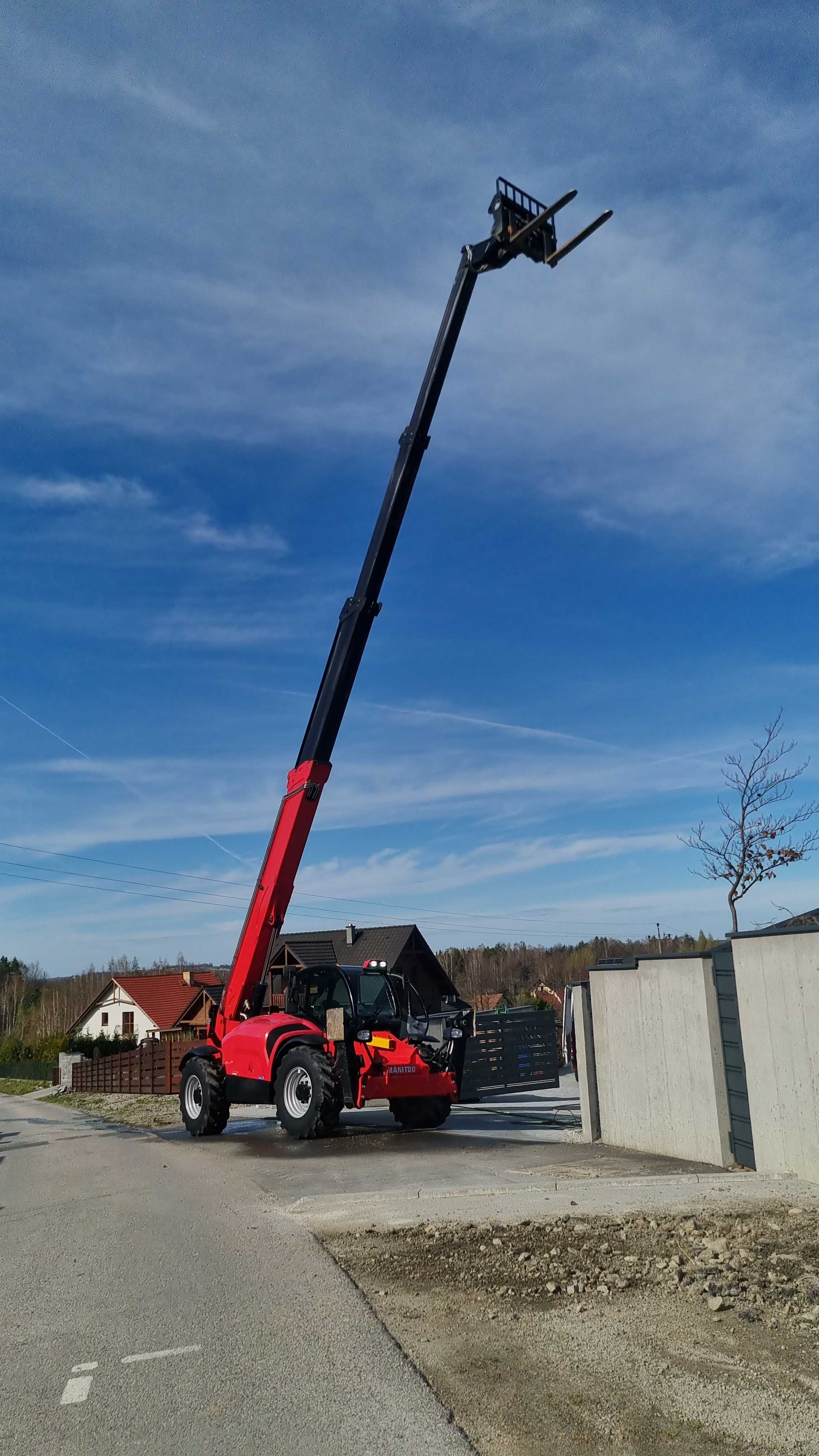 wynajem ładowarki  teleskopowej o udźwig 4000 kg i wysiegu 18m