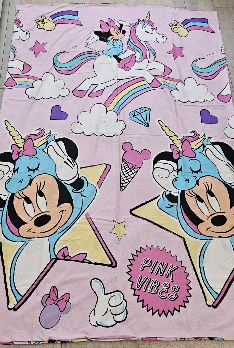 Pościel dziecięca Minnie jednorożec Kołdra Poduszka