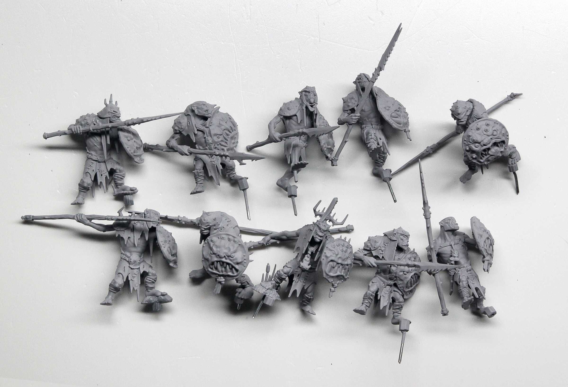 Warhammer: Age of Sigmar - ORRUKS - GUTRIPPAZ #1 podkład [ 10 modeli ]