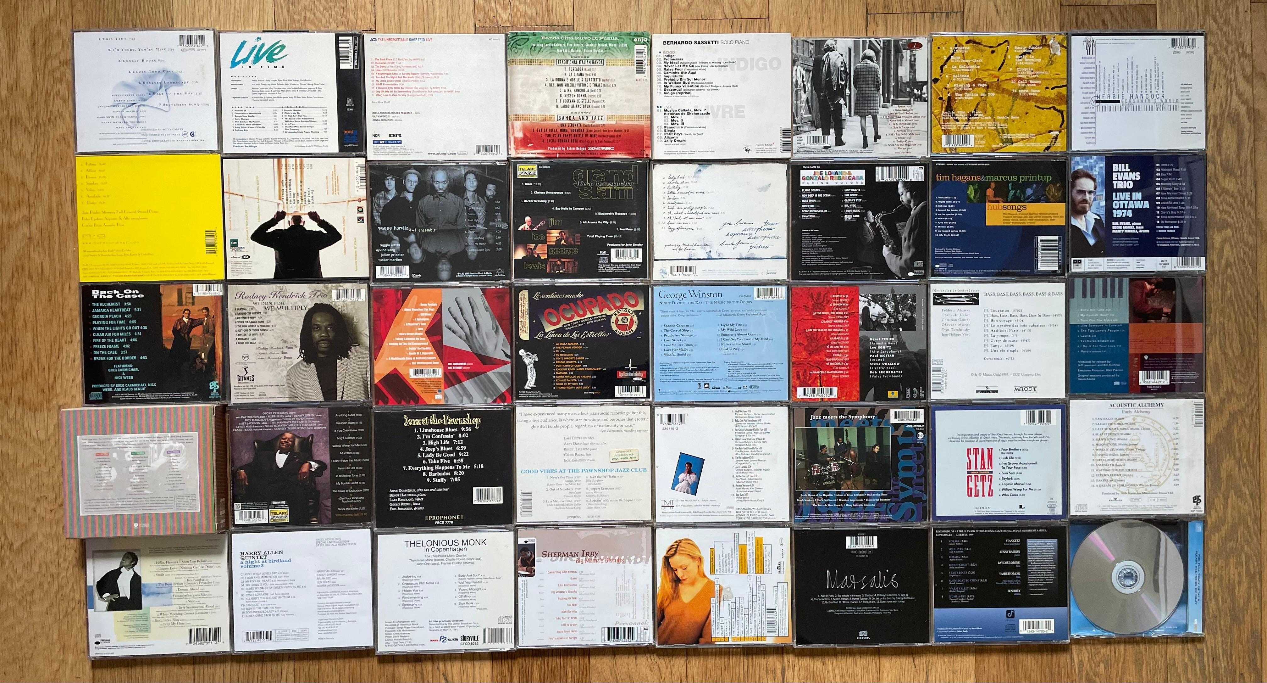 40 CDs / Música Jazz / 5€ Por Unidade / 180€ Por Tudo
