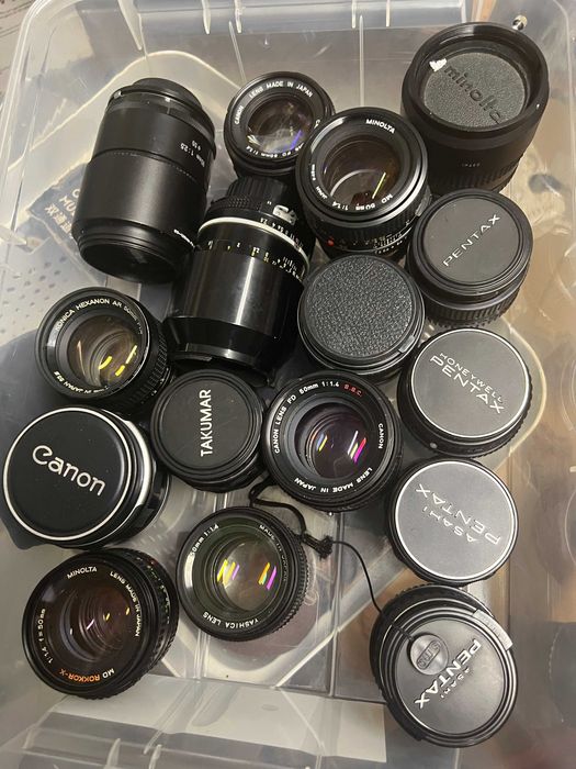Об'єктиви світосильні Takumar Pentax Vivitar Canon Pentax Carl Zeiss